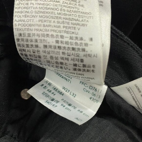 Levi's Black‎ Denim Slight Curve Slim Classic - Picture 8 of 11